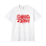 GILDAN X Summer Collection Good Time  T-Shirt White