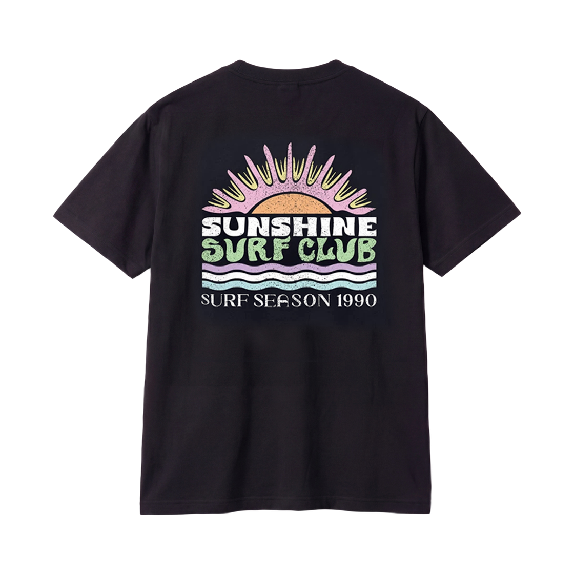 2000_Gildan X 아메리칸 컬렉션 선샤인 서프클럽 티셔츠 블랙 GILDAN X American Collection Sunshine Surf Club T-Shirt Black