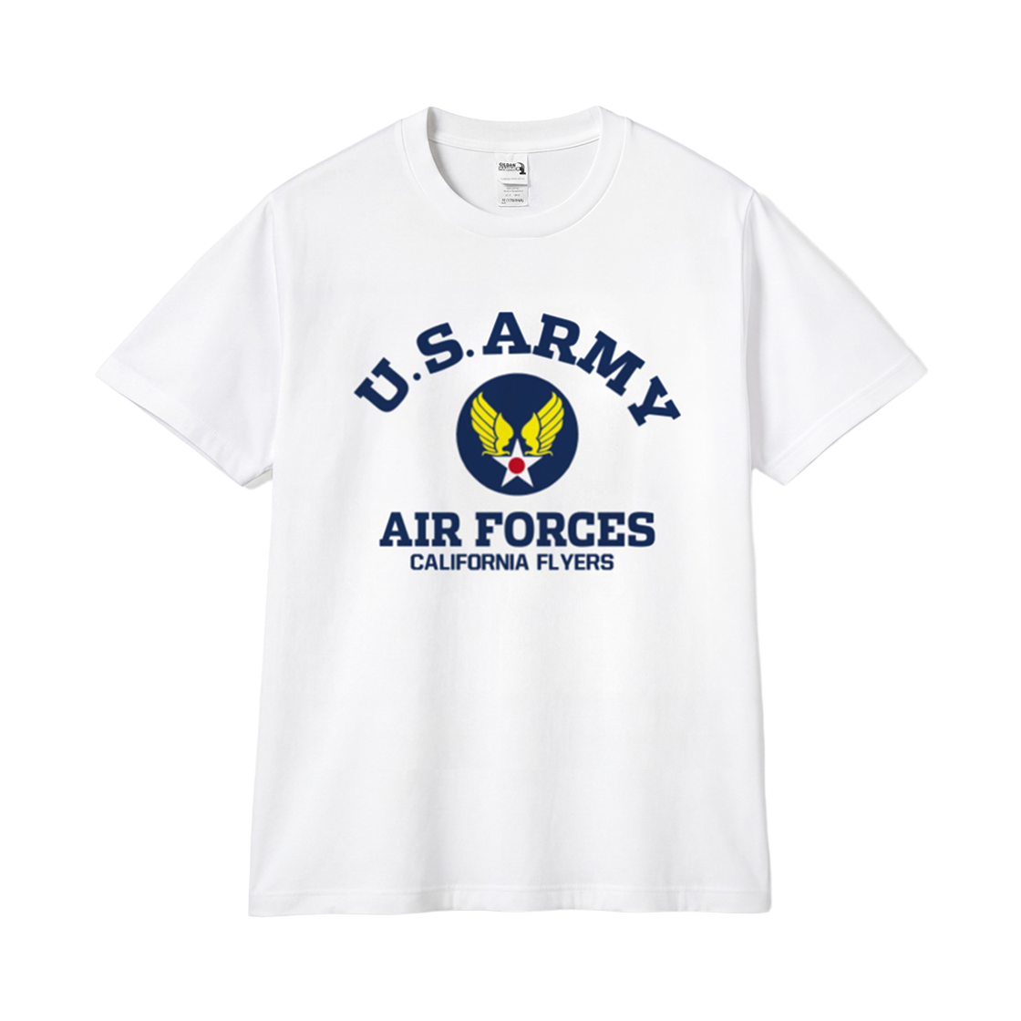 Gildan X 아메리칸 컬렉션 US_ARMY 티셔츠 화이트(Gildan X American Collection U.S ARMY T-Shirt White) - 1