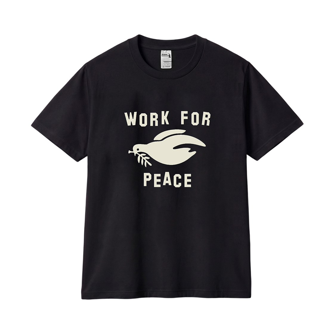 길단 x 빈티지 컬렉션 Work For Peace 티셔츠 블랙
