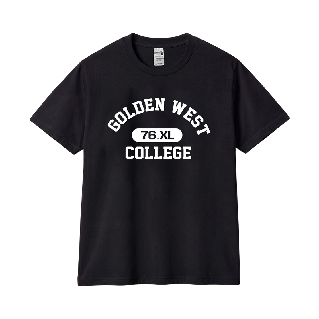 2000_9 Gildan X American Collection GOLDEN WEST T-Shirt Black