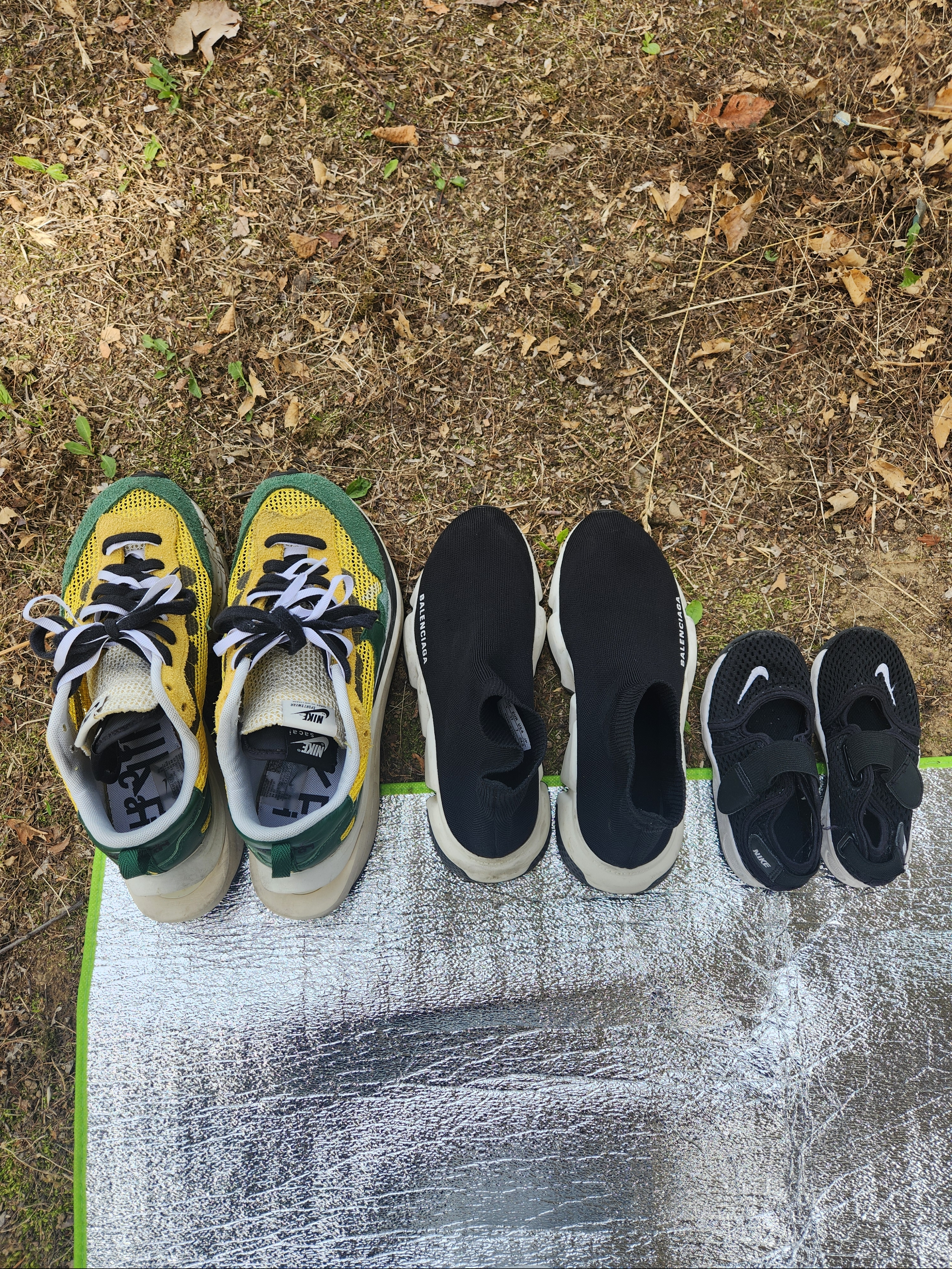 Juun.J Seersucker Hidden Pocket Piping Overfit Short Sleeve Shirt Black - 25SS, Nike x Sacai VaporWaffle Tour Yellow & Gorge Green Sail 착용 스타일 - 3