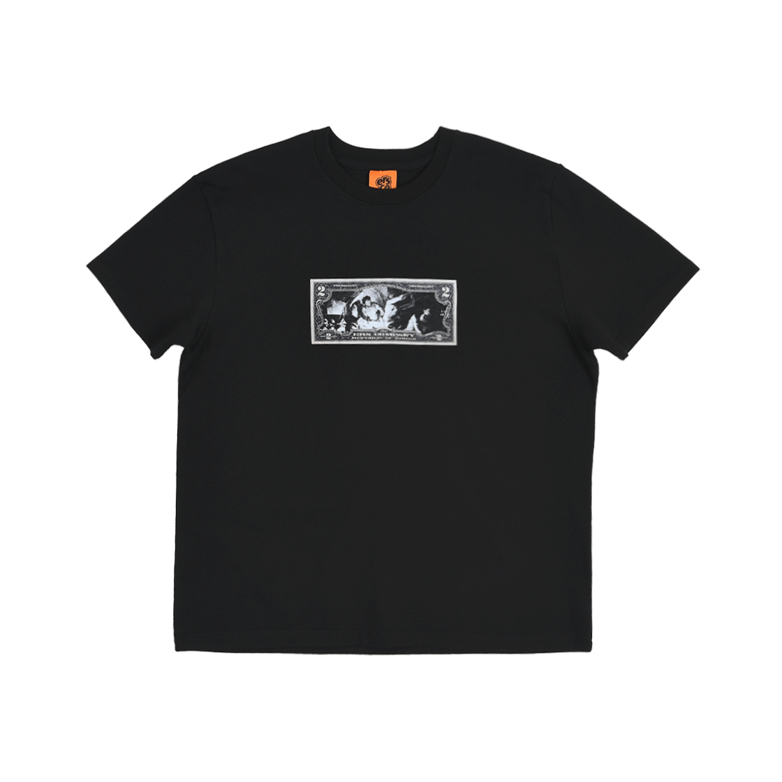 이알에스코 달러 로고 티셔츠 블랙(ersco Dollar Logo Tee Black)
