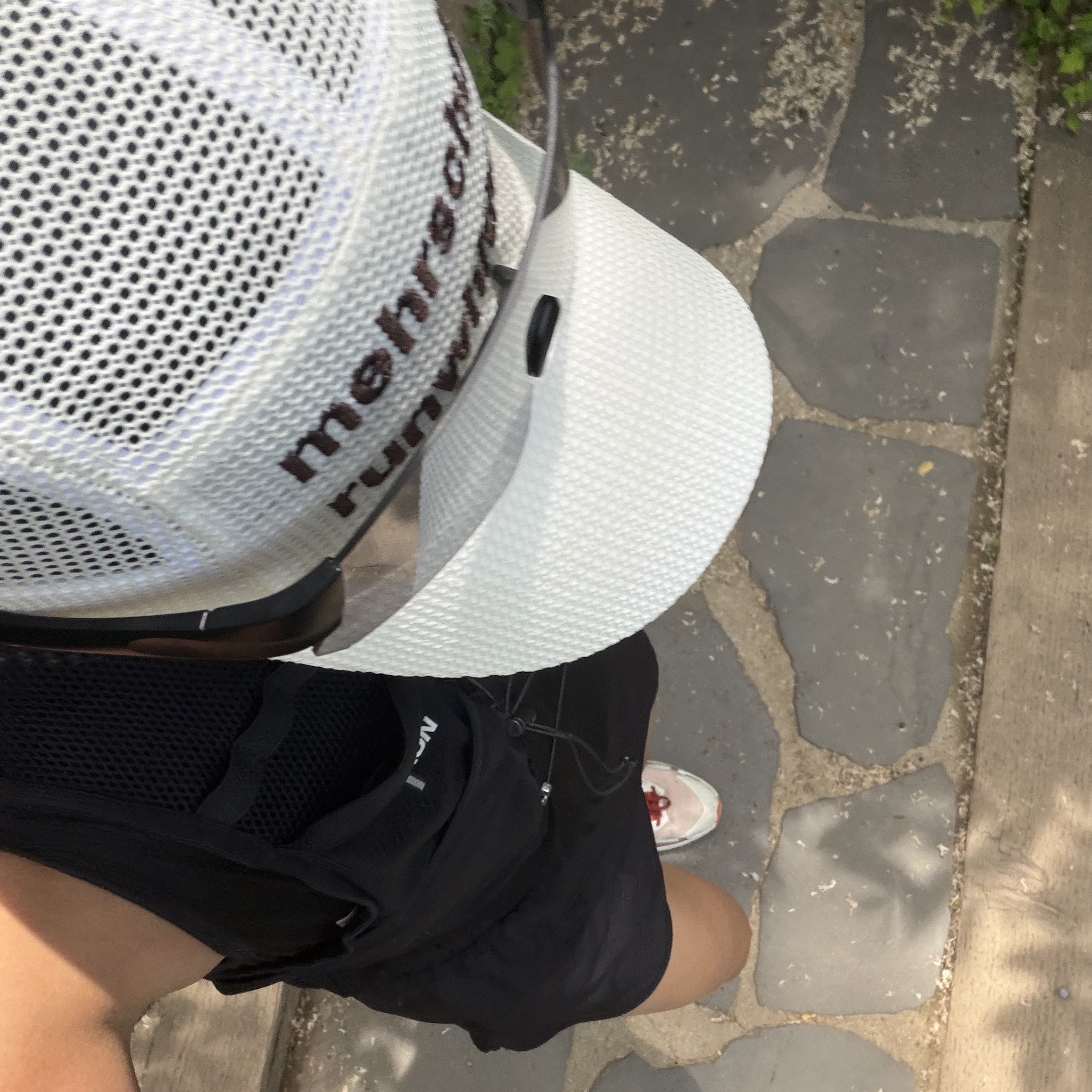 [KREAM 단독] RWR x MEHR Mesh Cap Ivory 착용 스타일