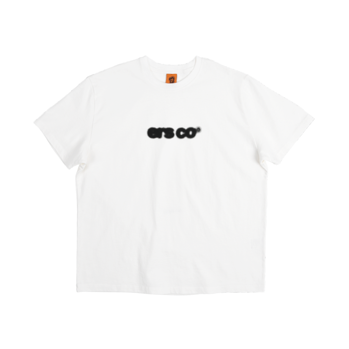 이알에스코 블러 로고 티셔츠 화이트(erscp Blurred Logo Tee White)