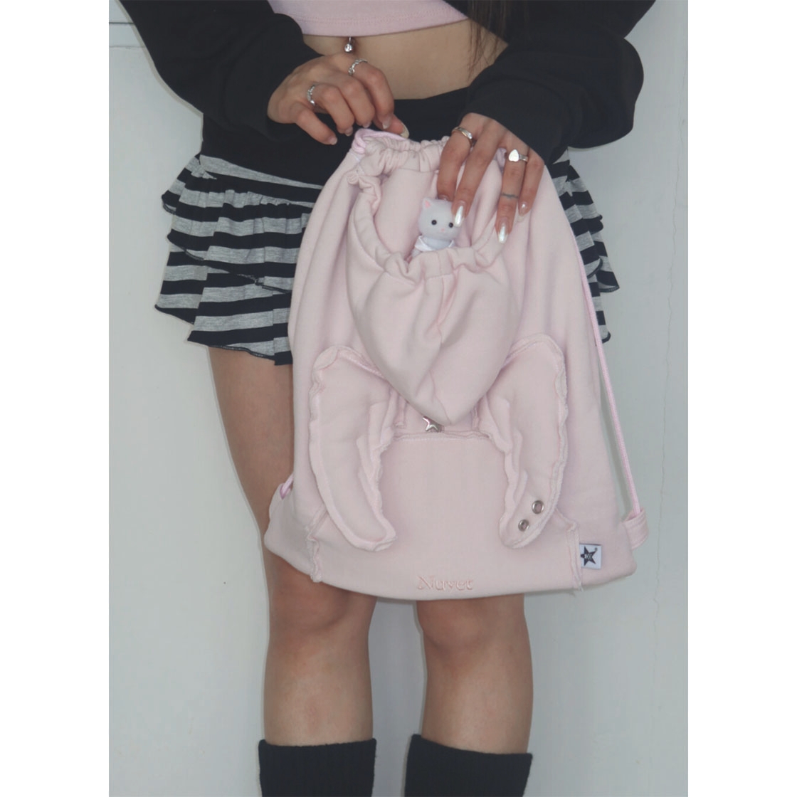 누옛 엔젤 윙백 베이비 핑크(Nuyet Angel wing bag Baby pink) - 2