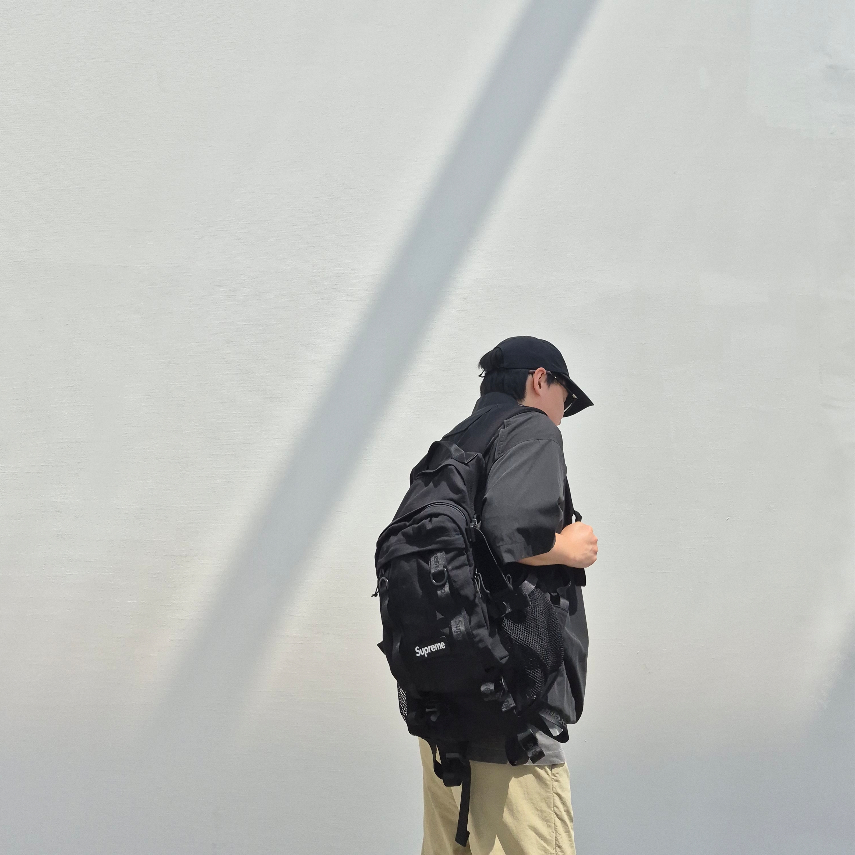 Supreme Backpack Black - 26SS 착용 스타일 - 2