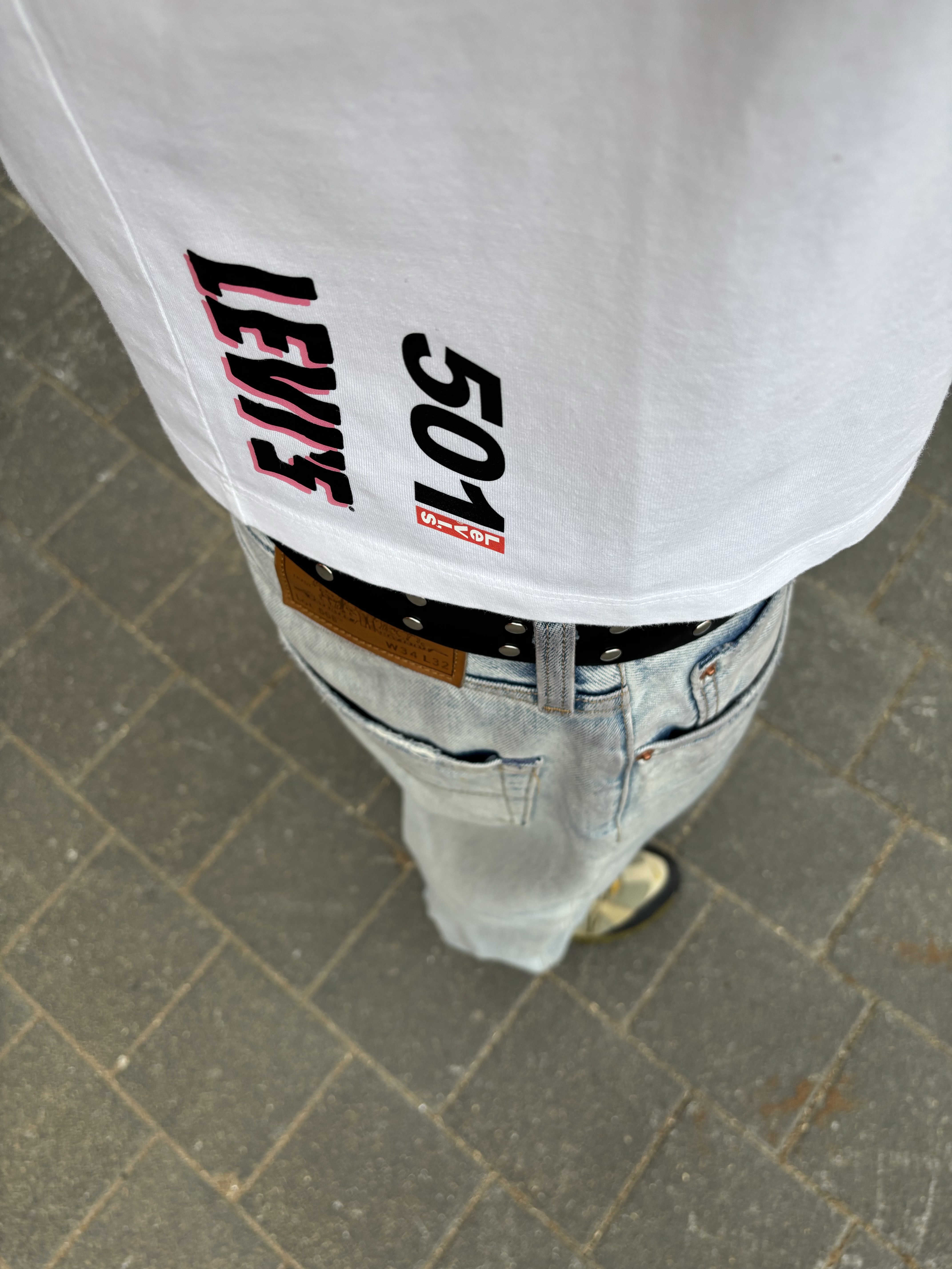 Levi's 568 Loose Straight Jeans Baby Blue, Levi's 578™ Baggy Jean Dark Wash 착용 스타일 - 2