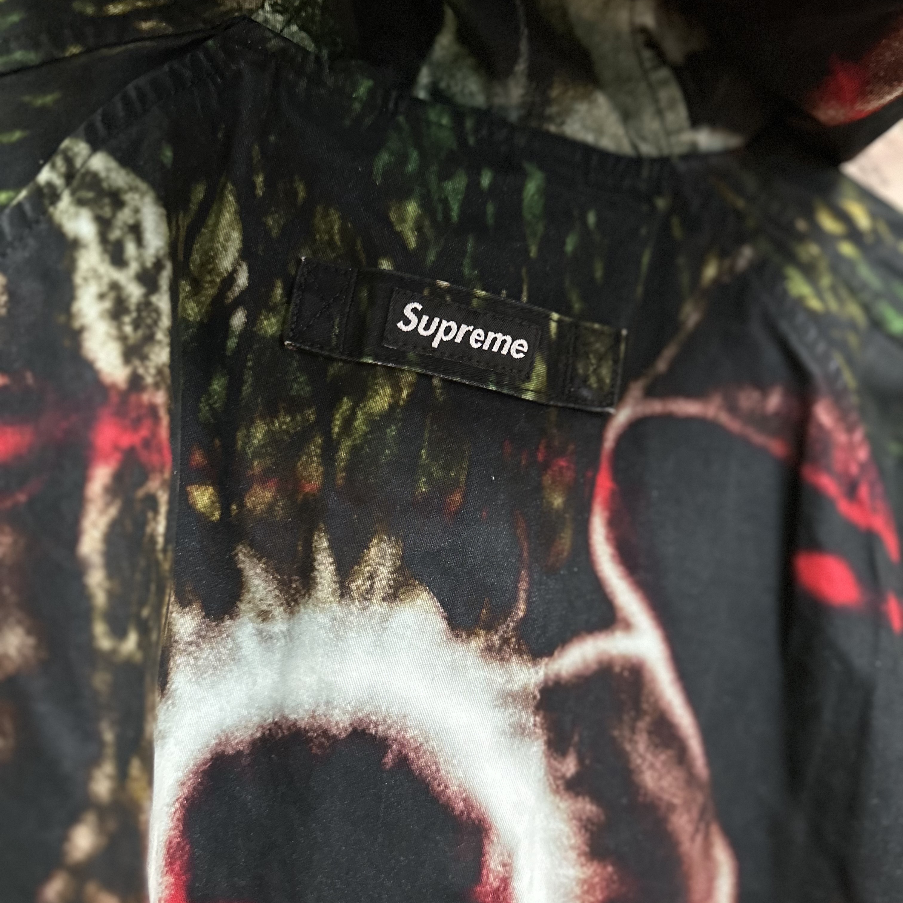 Supreme Hooded Raglan Jacket Multicolor - 26SS 착용 스타일 - 3