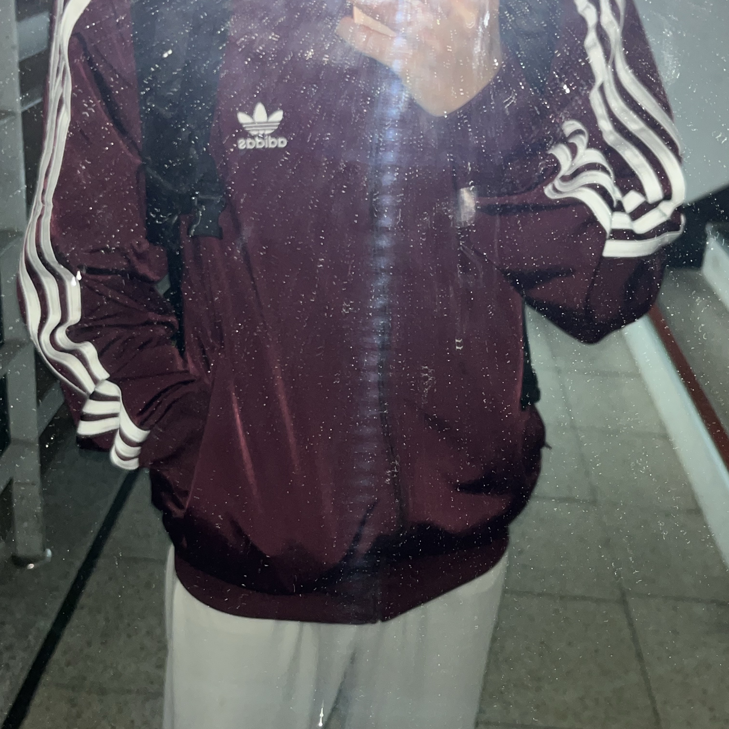 Adidas Adicolor Classic Firebird Track Top Maroon - US Sizing 착용 스타일