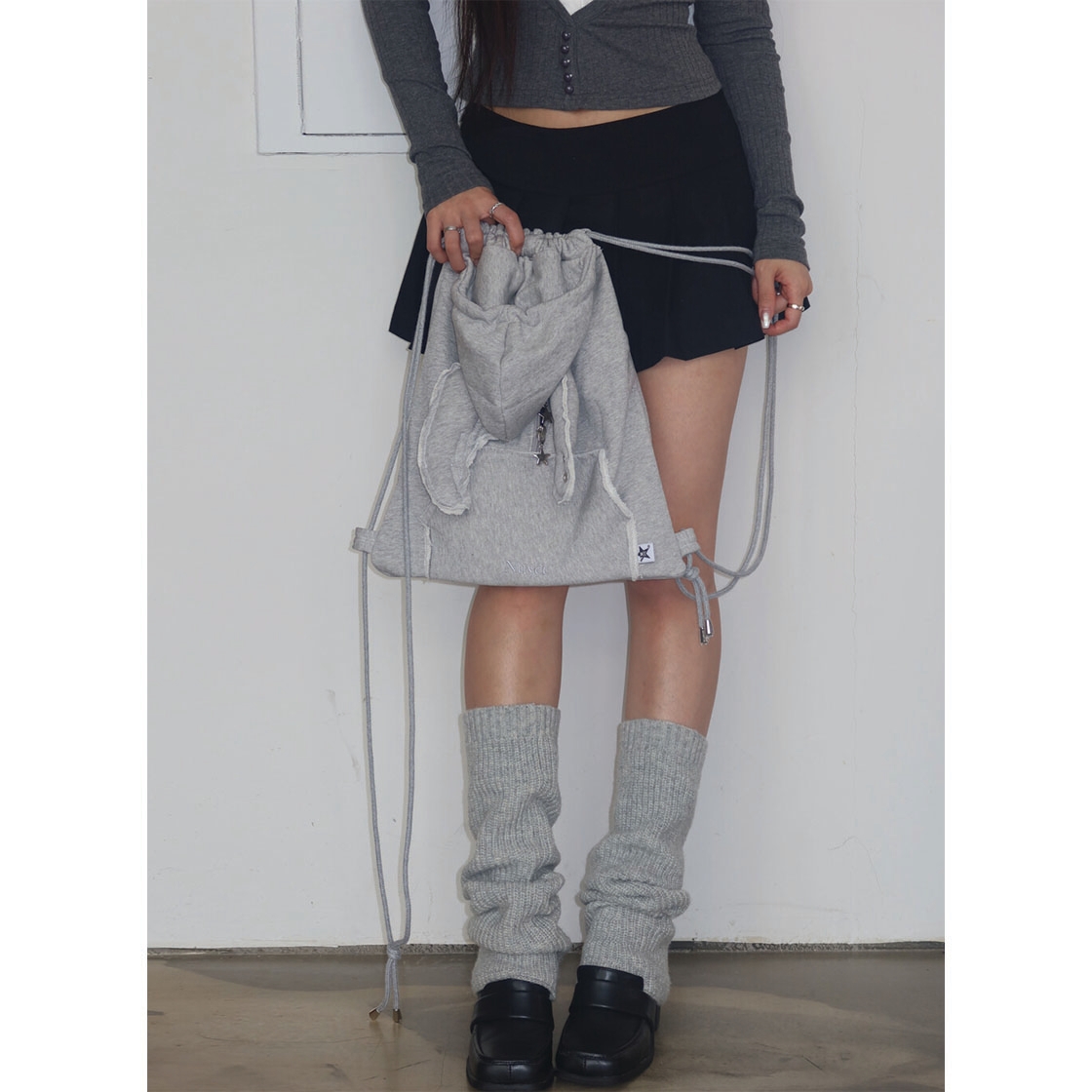 누옛 엔젤 윙백 그레이(Nuyet Angel wing bag Grey) - 3