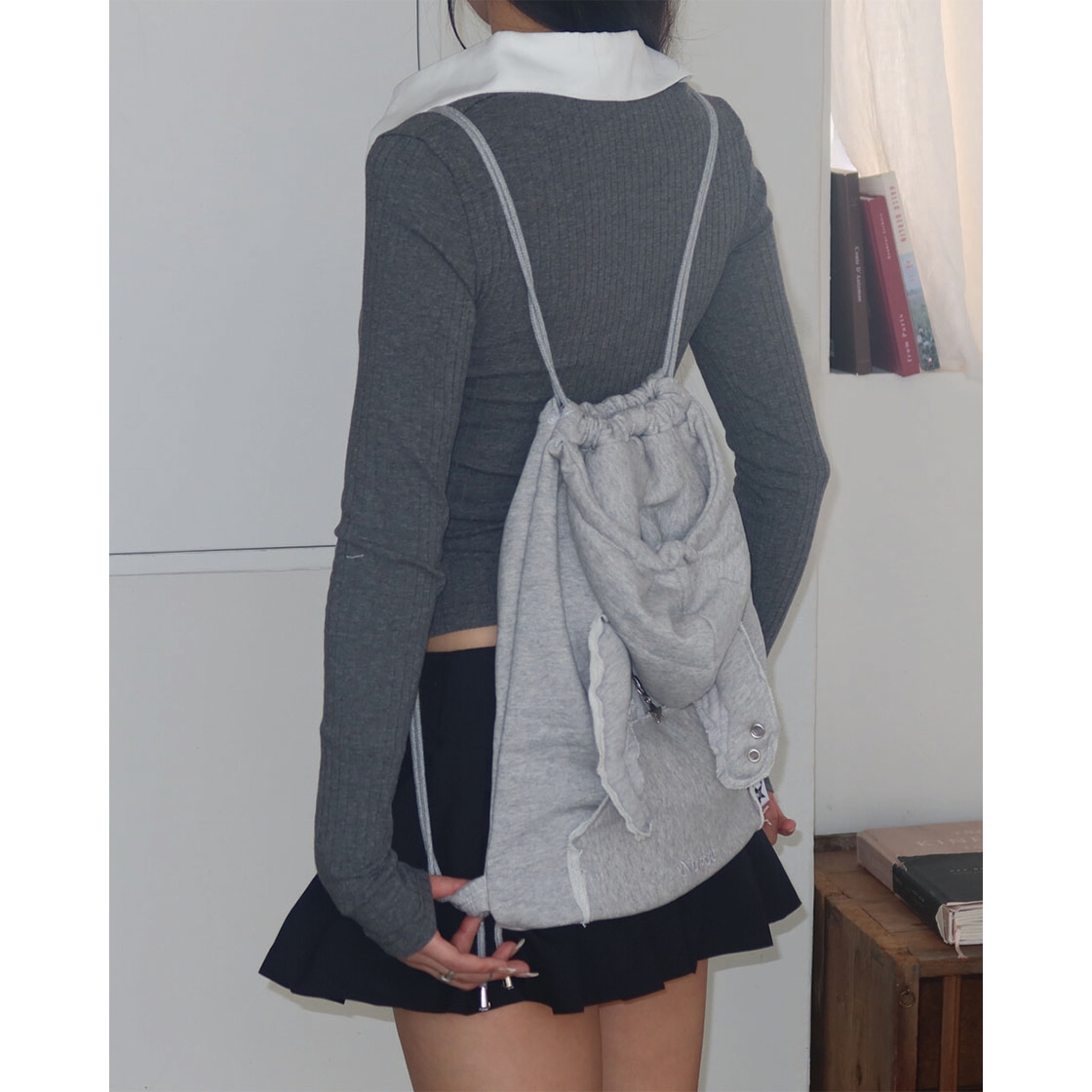 누옛 엔젤 윙백 그레이(Nuyet Angel wing bag Grey) - 4