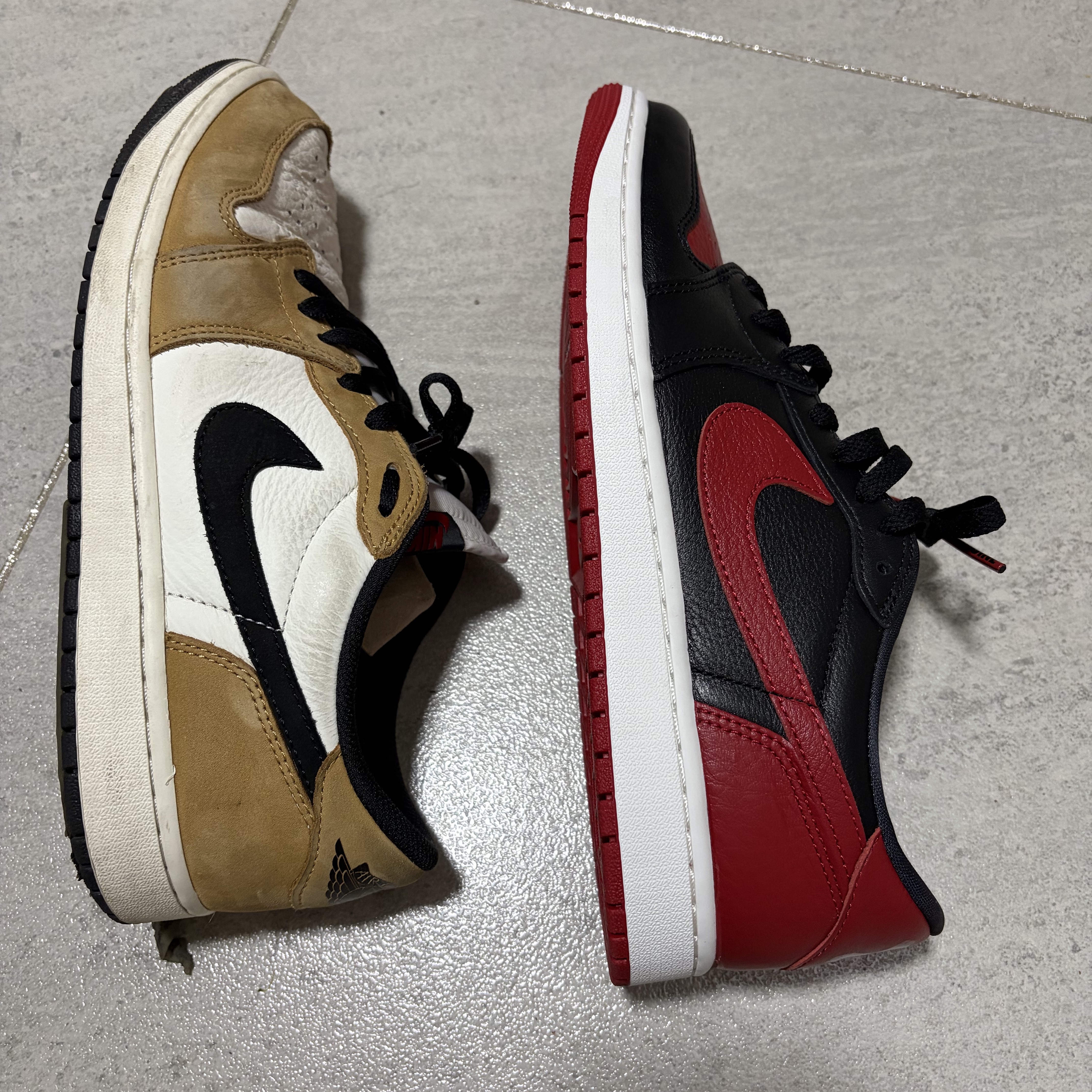 Jordan 1 Retro Low OG Banned 2026, Jordan 1 Low OG Starfish 착용 스타일 - 3