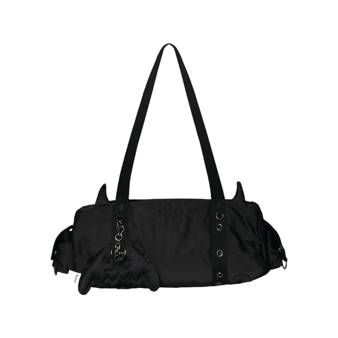 누옛 데빌 보스톤 백 블랙(Nuyet Devil round boston bag Black)