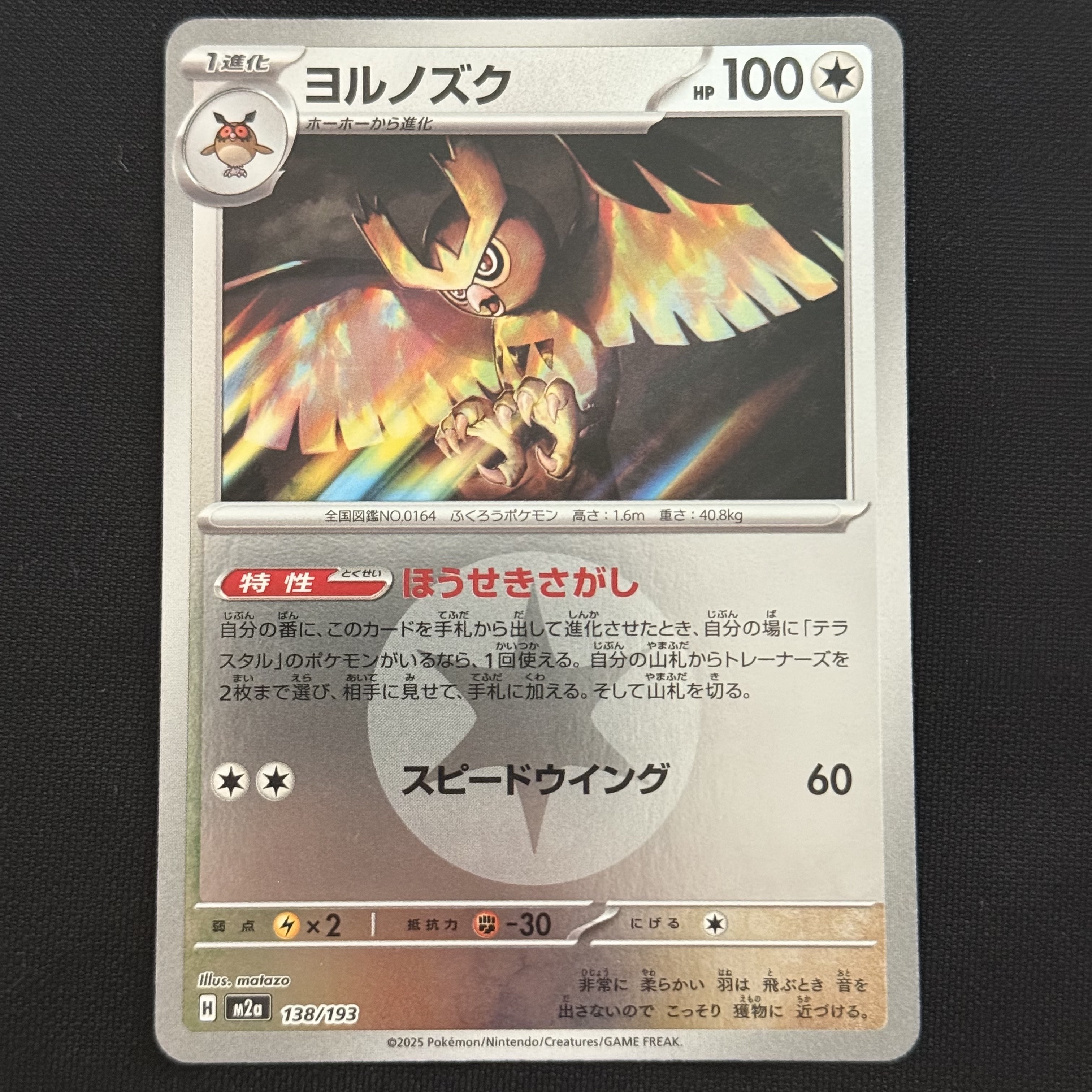 Pokemon TCG Noctowl Mega Dream ex (Japanese Ver.) 착용 스타일