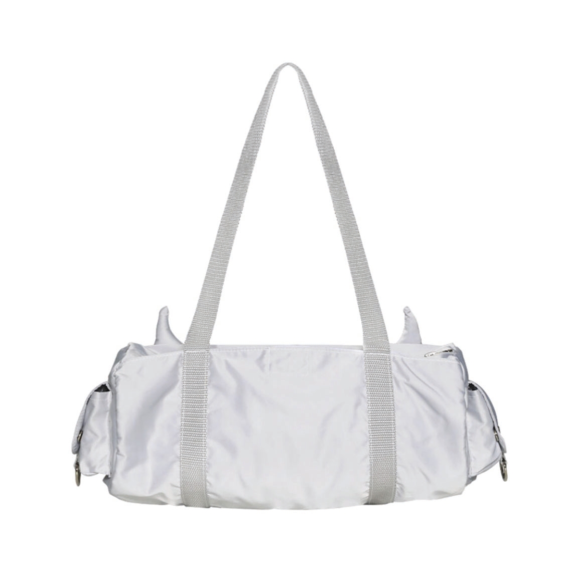 누옛 데빌 보스톤 백 그레이(Nuyet Devil round boston bag Grey) - 4