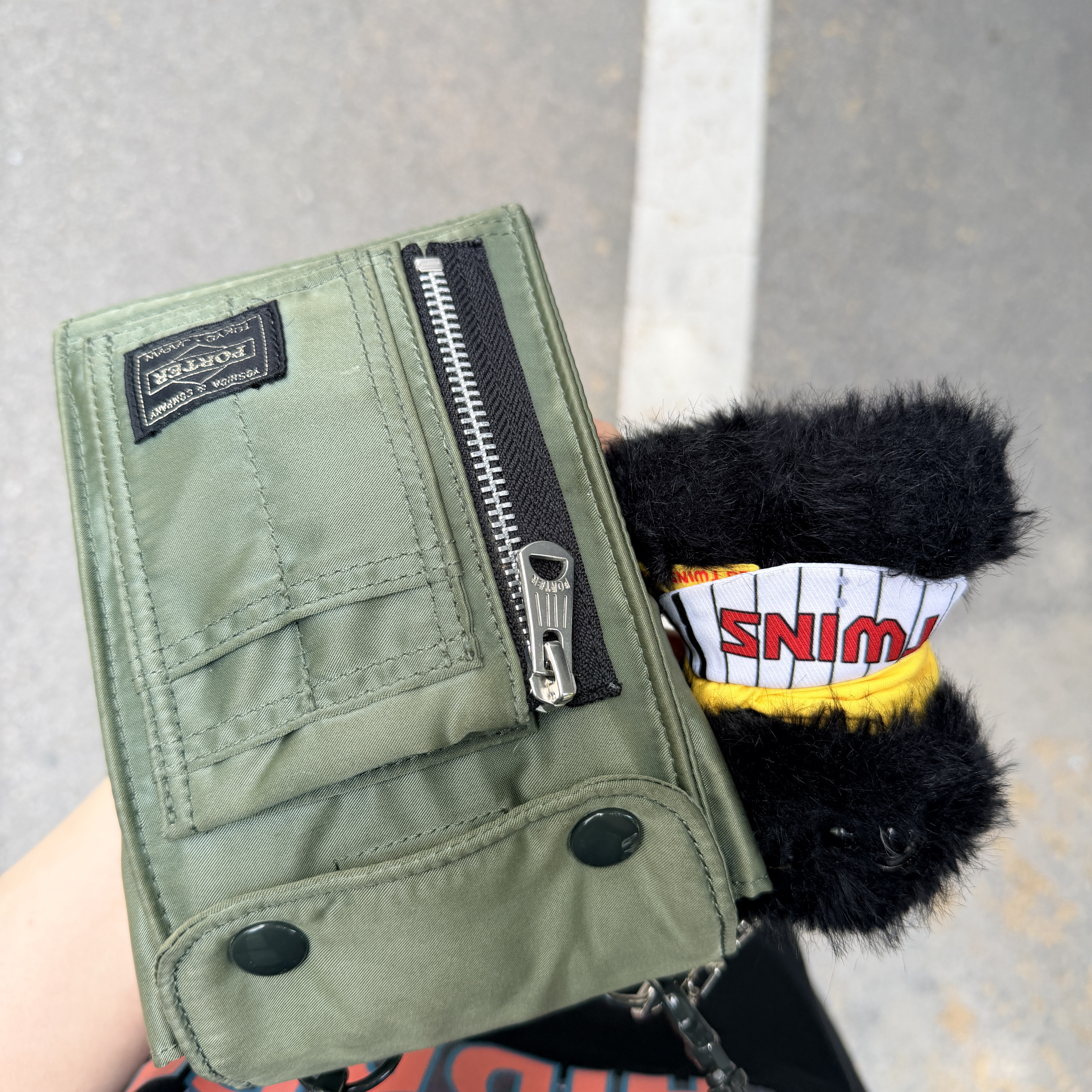 Kapital 12 oz. Arrow Pattern Jacquard Denim Nimes Pants Black, LG Twins X Bloomingtale Home-niform Nero Keychain 착용 스타일 - 2