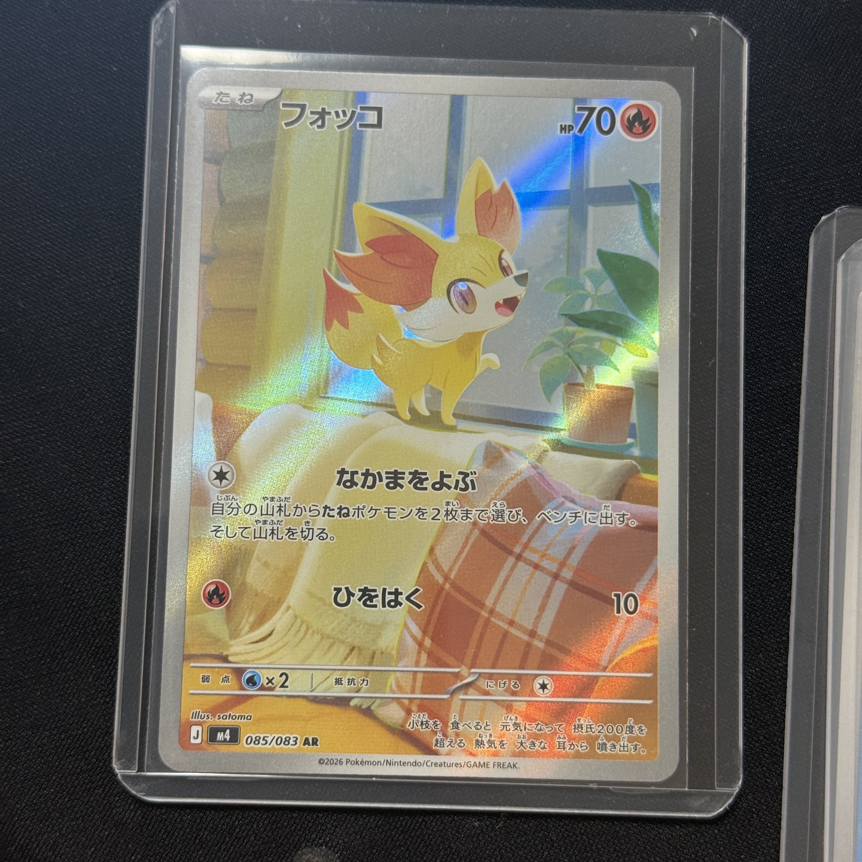 Pokemon TCG Fennekin AR Ninja Spinner (Japanese Ver.) 착용 스타일