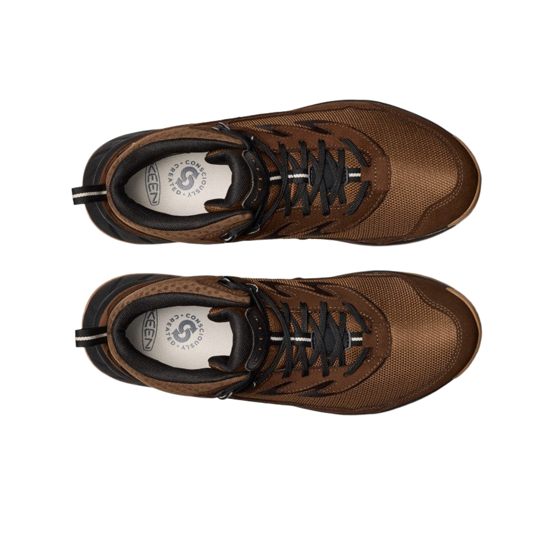 킨 하이트레일 워터프루프 하이킹 부츠 다크 어스 오크 버프(Keen Hightrail Waterproof Hiking Boots Dark Earth Oak Buff) - 2