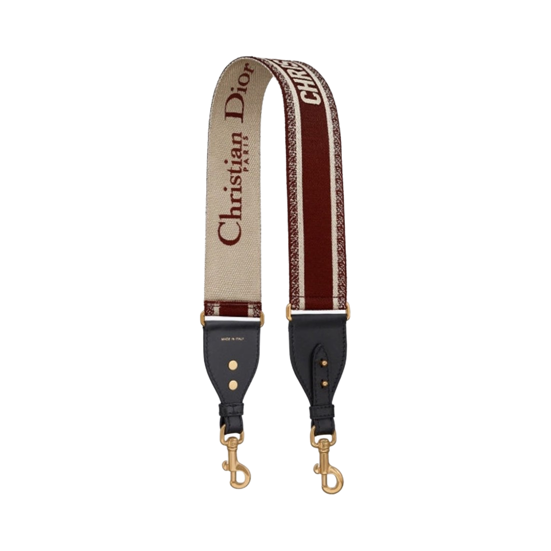 S8540CBTE-M974 Dior Oblique Embroidery Logo Shoulder Strap Burgundy