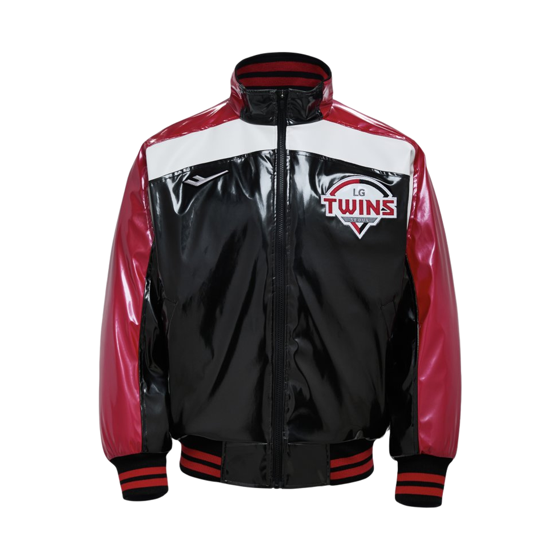 LG 트윈스 x 프로스펙스 2026 어센틱 유광 점퍼 블랙(LG Twins x Prospecs 2026 Authentic Glossy Jumper Black)