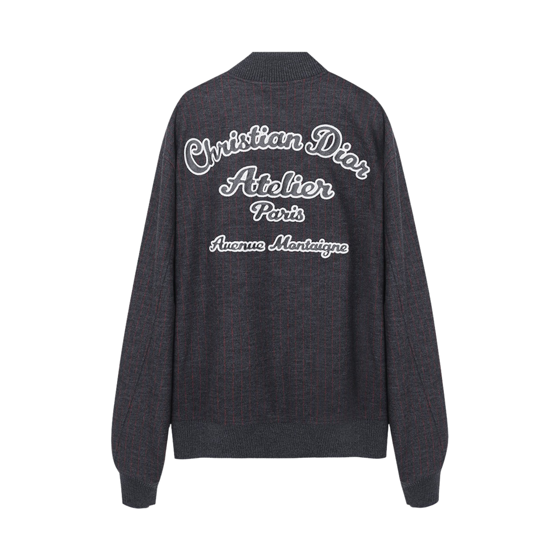 디올 아뜰리에 로고 블루종 바시티 자켓 그레이(Dior Atelier Logo Blouson Varsity Jacket Gray) - 2