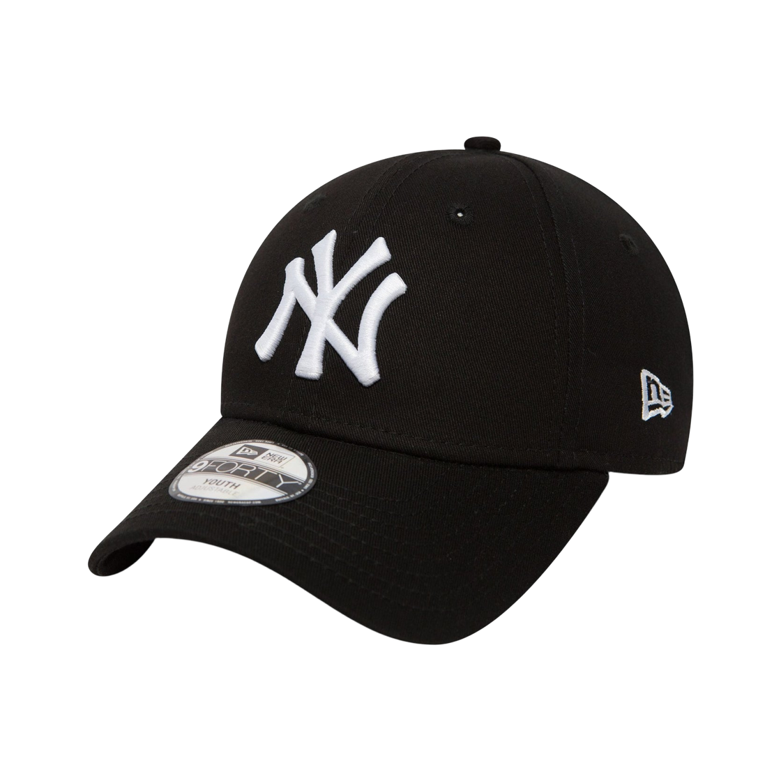 10879076 (Kids) New Era New York Yankees 9Forty Essential Cap Black White