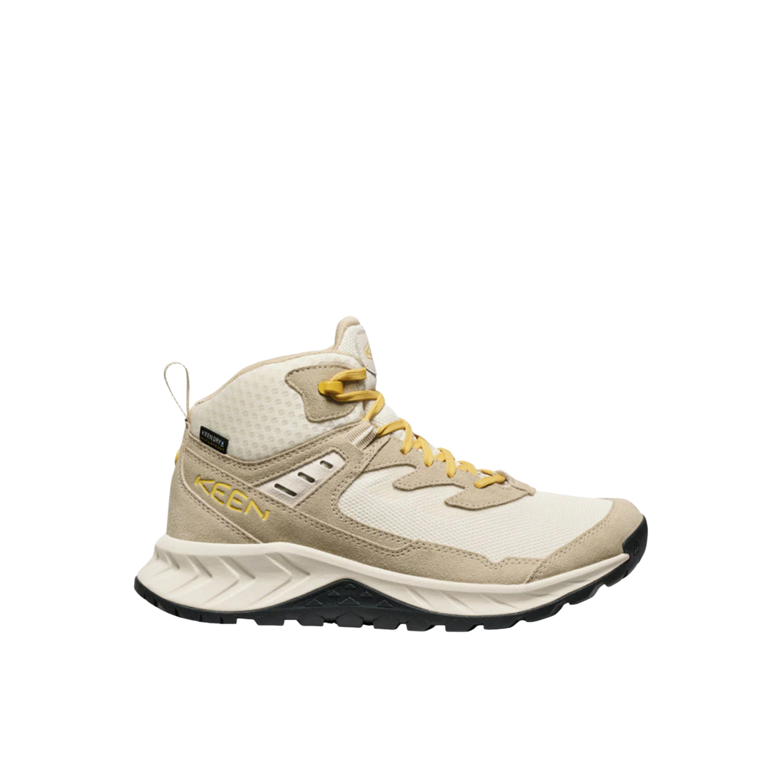 1030345 (W) Keen Hightrail Waterproof Hiking Boots Birch Daffodil