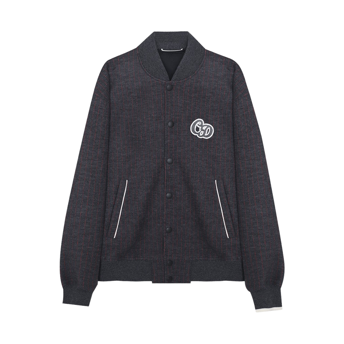 디올 아뜰리에 로고 블루종 바시티 자켓 그레이(Dior Atelier Logo Blouson Varsity Jacket Gray)