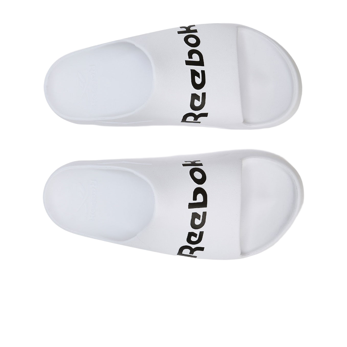 리복 클린 슬라이드 화이트 블랙(Reebok Clean Slide White Black) - 2