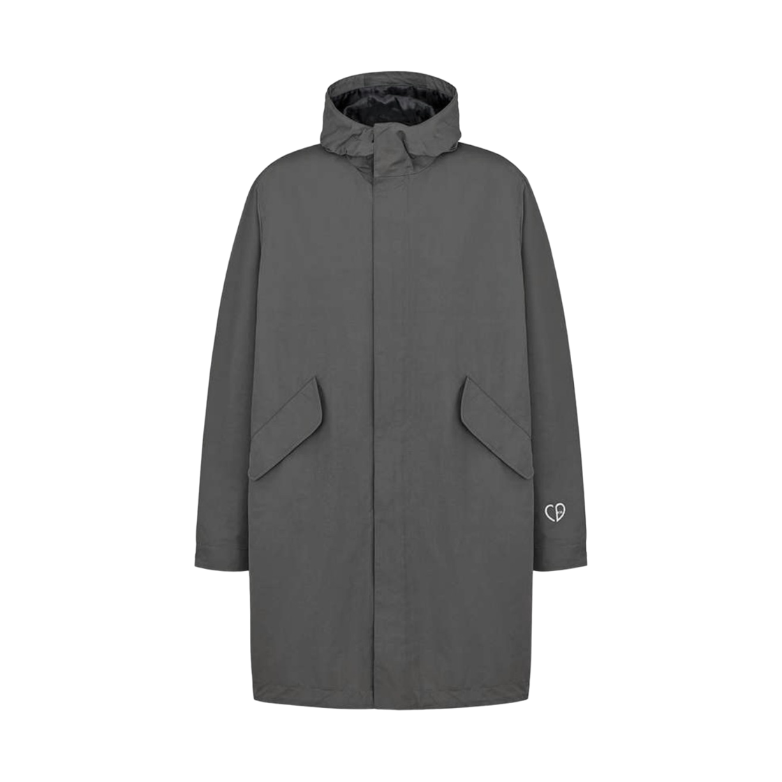 디올 CD 아뜰리에 로고 후드 파카 그레이(Dior CD Atelier Logo Hooded Parka Gray) - 2