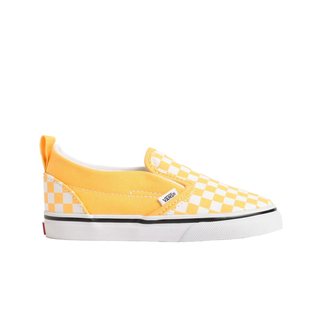 VN000D0TP1T (TD) Vans Slip-On V Color Theory Checkerboard Banana Cream