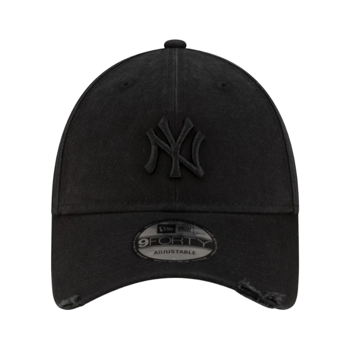 60771831 New Era New York Yankees 9Forty Adjustable Cap Distressed Black