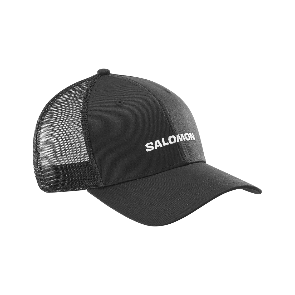LC2682200 Salomon Logo Trucker Cap Deep Black