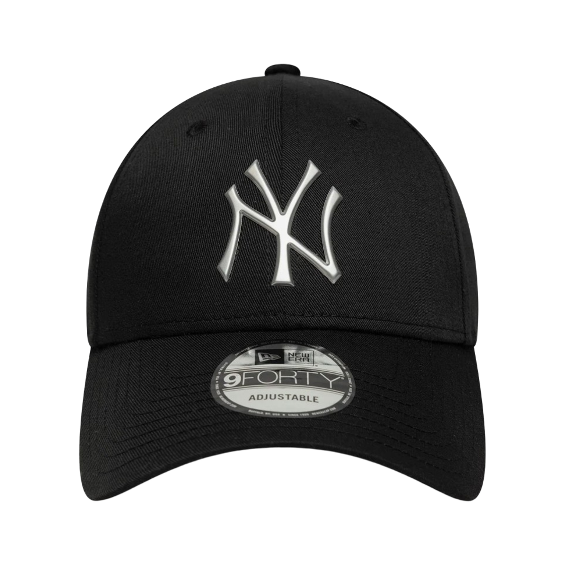 60771846 New Era MLB New York Yankees 9Forty Cap Metallic Black