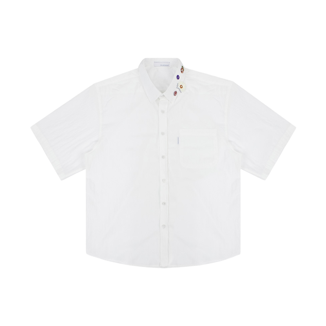 JTK_ARTISANAL_SS26_S06 JTK ARTISANAL Embroidery Button Half Shirts