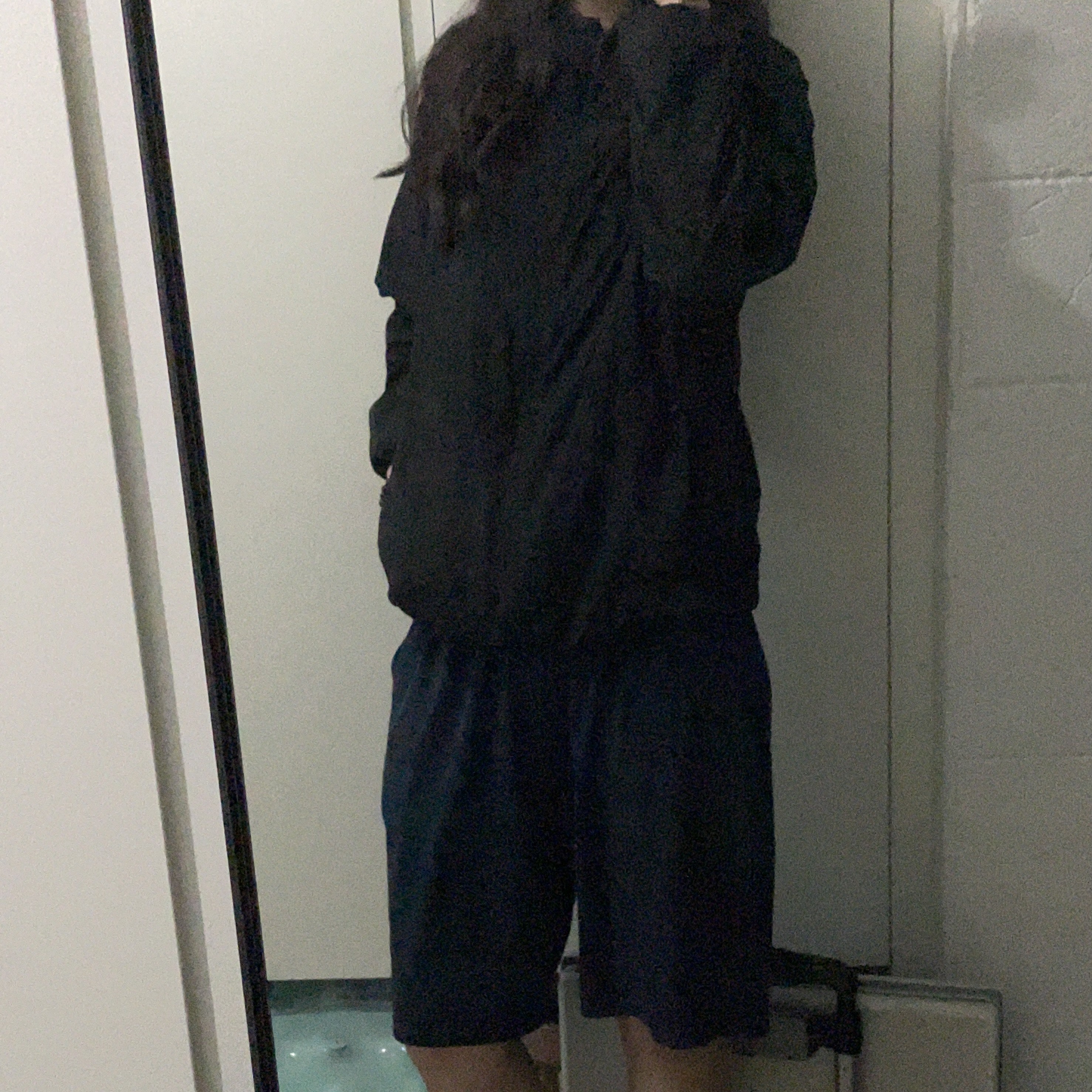 On Running x Post Archive Faction (PAF) Running Jacket Black 착용 스타일