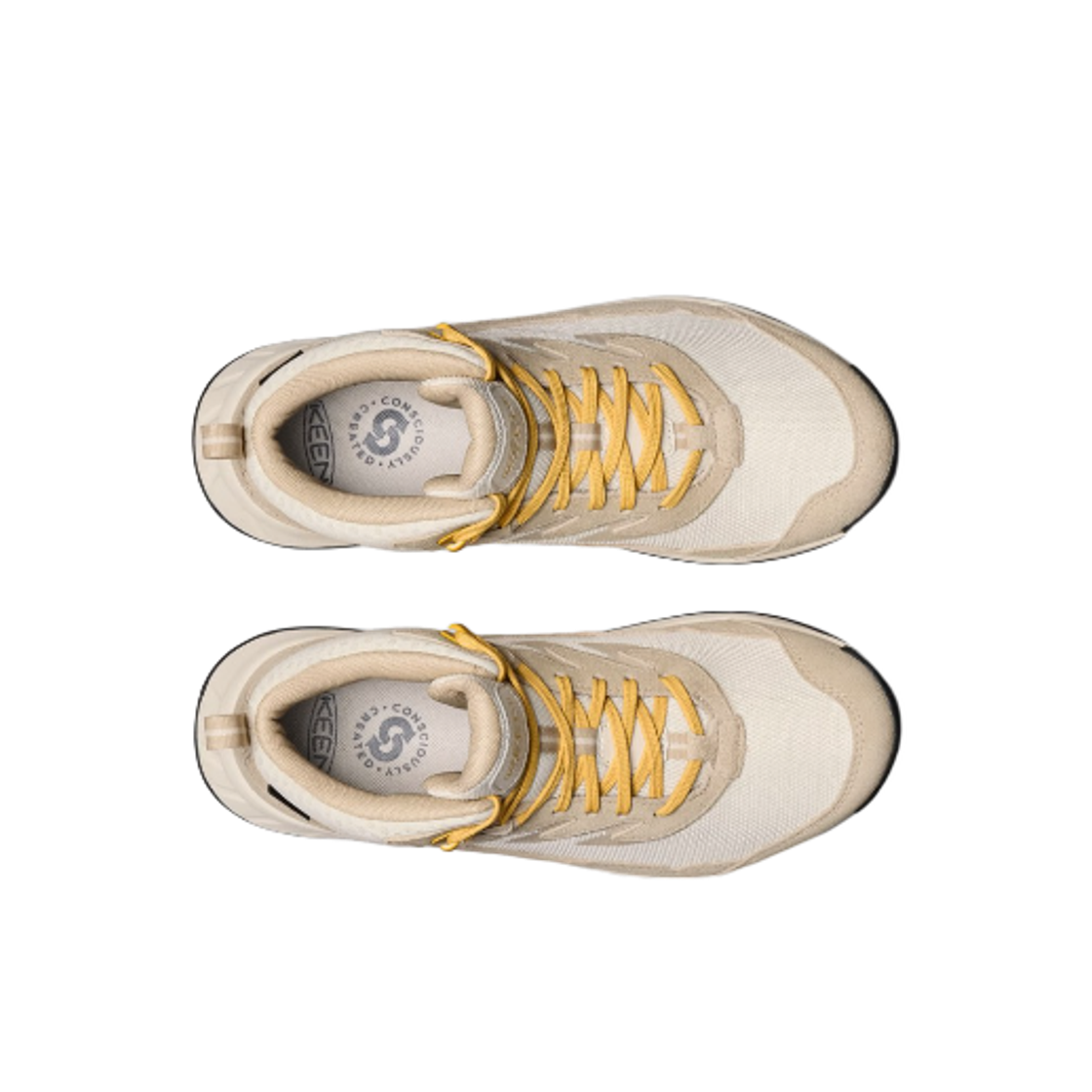 (W) 킨 하이트레일 워터프루프 하이킹 부츠 버치 다포딜((W) Keen Hightrail Waterproof Hiking Boots Birch Daffodil) - 2