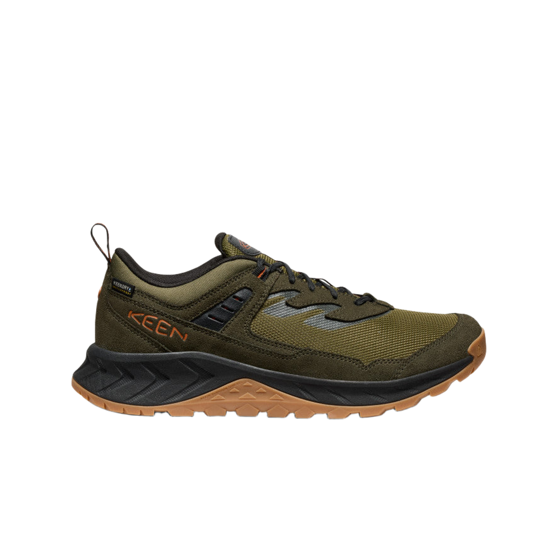 1030354 Keen Hightrail Waterproof Hiking Shoes Moss Gold Flame
