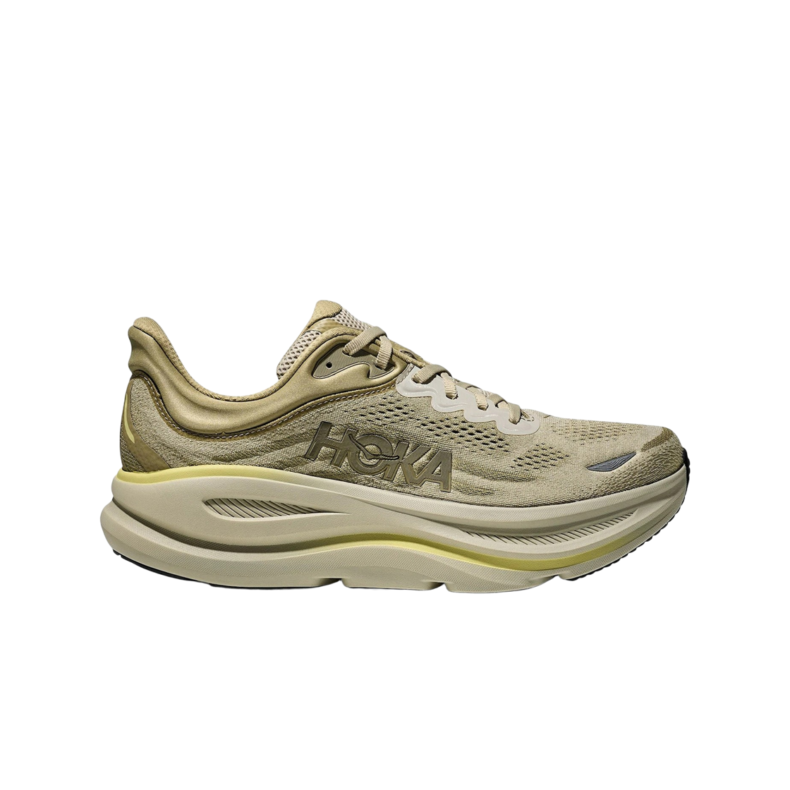 1162011-GSSL Hoka Bondi 9 Grassland Oyster Mushroom