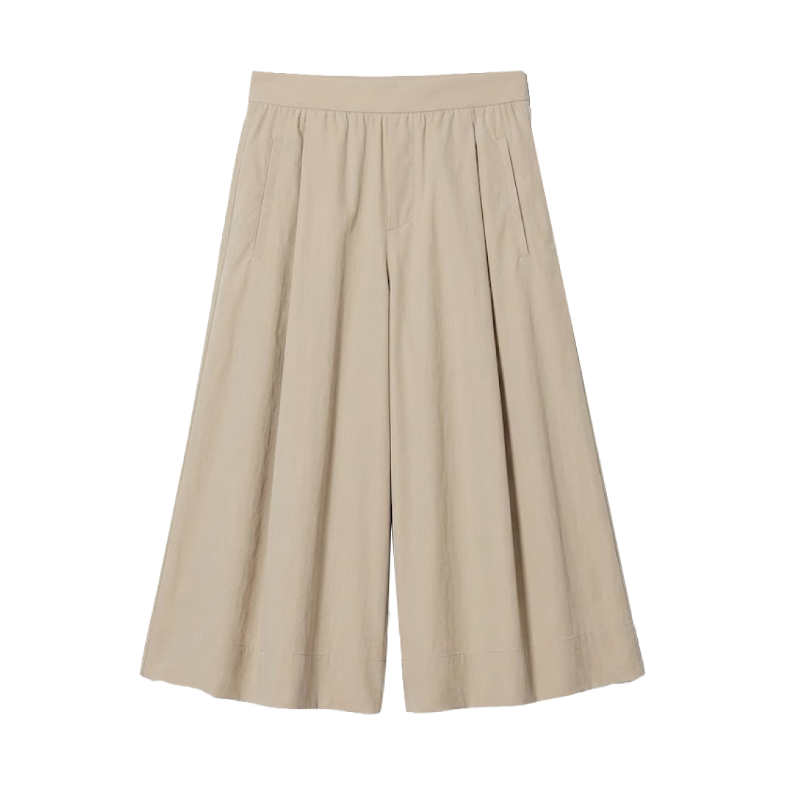 486328-31 (W) Uniqlo Nylon Culottes Short Beige