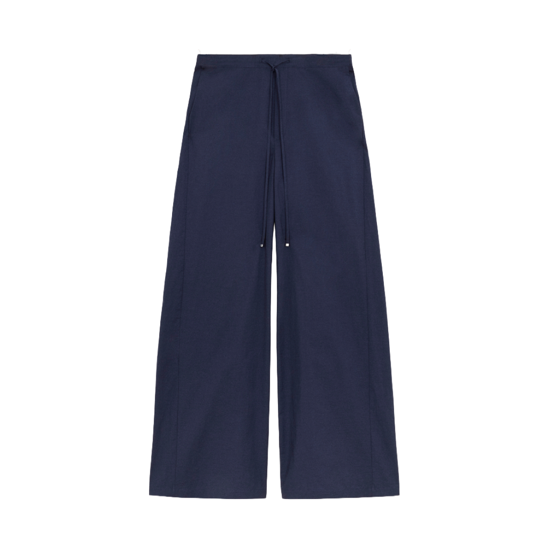 로에베 코튼 블렌드 드로우스트링 트라우저 네이비 블루(Loewe Drawstring Trousers in Cotton Blend Navy Blue) - 1