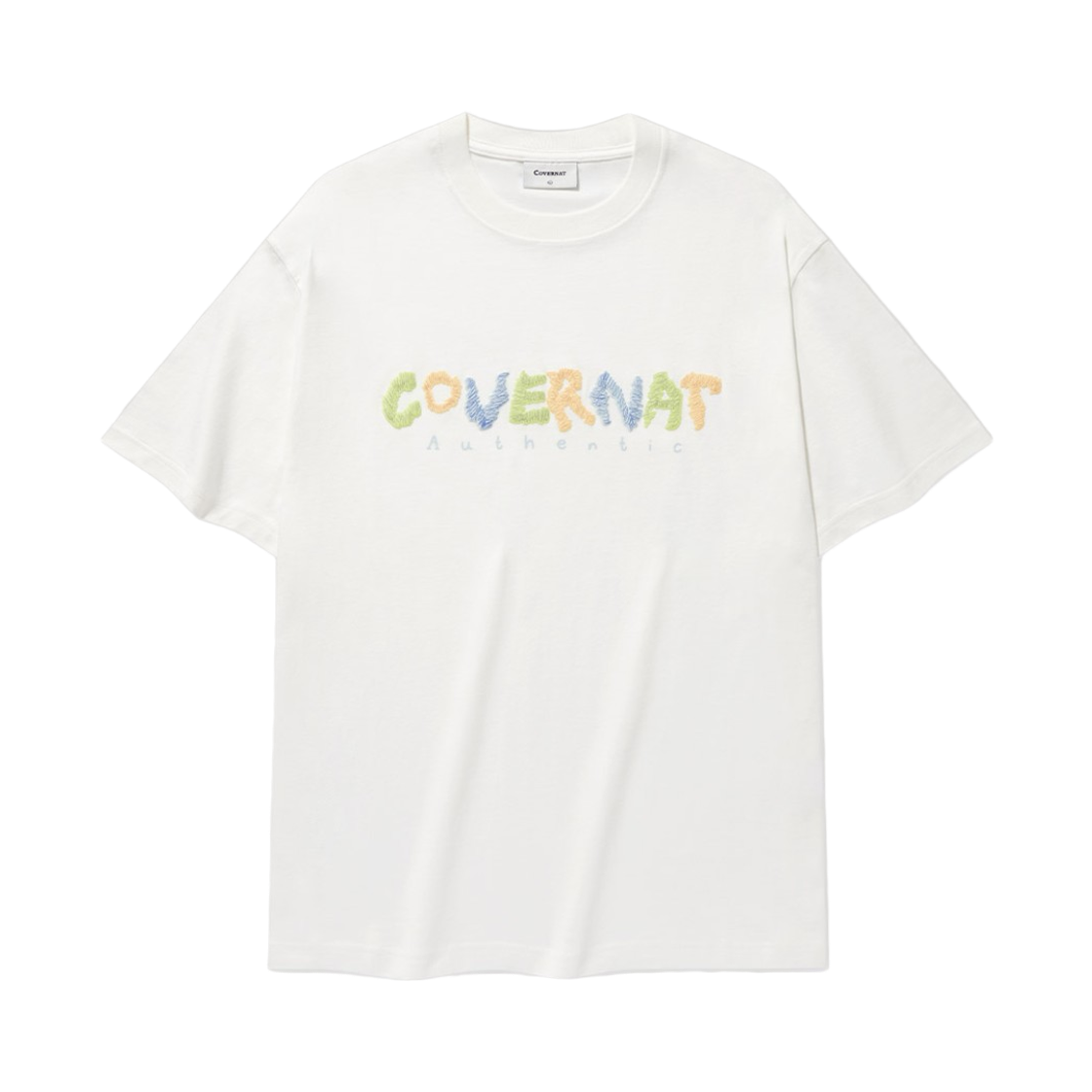 커버낫 두들 로고 그래픽 티셔츠 화이트(Covernat Doodle Logo Graphic T-Shirt White)