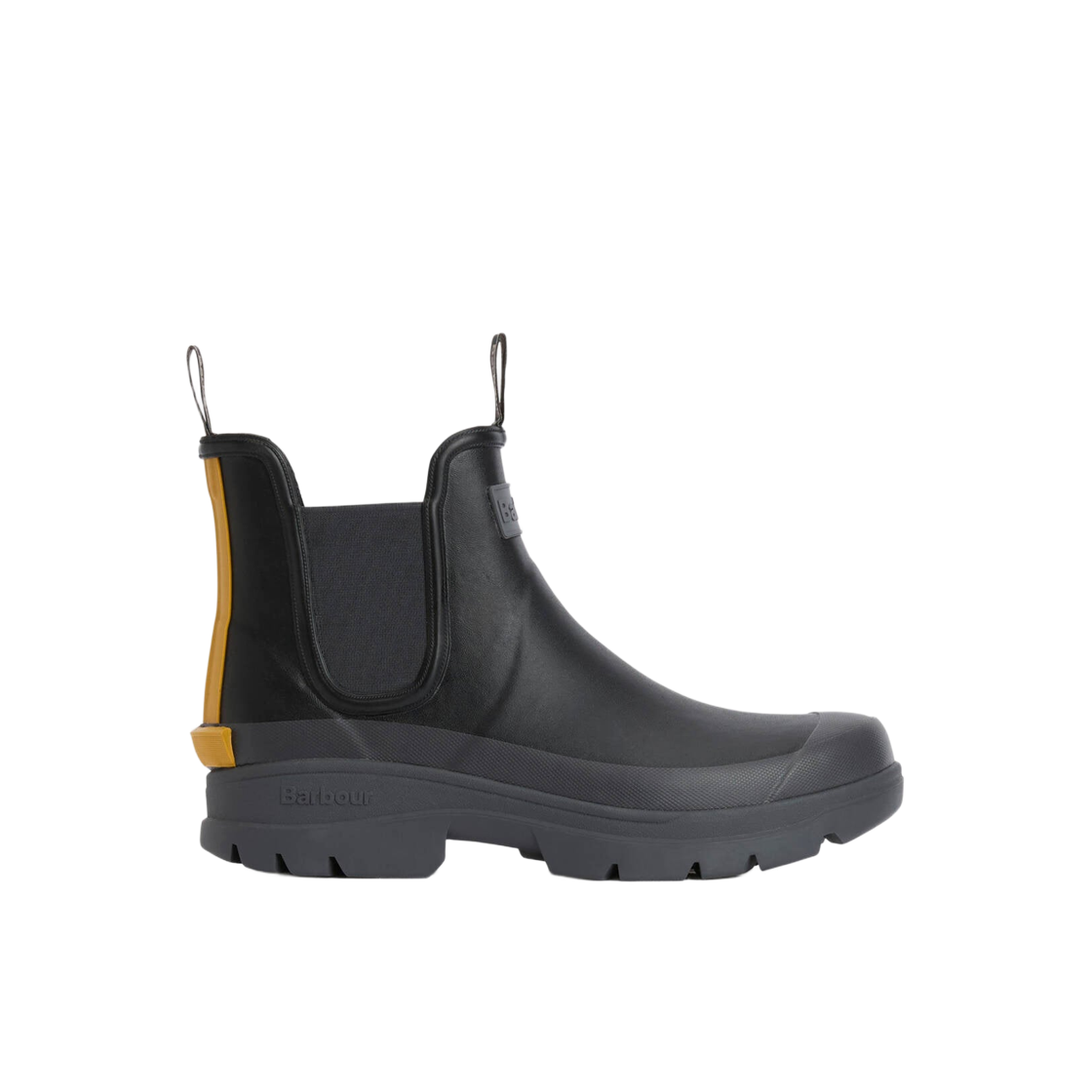 바버 님버스 웰링턴 부츠 블랙 오커(Barbour Nimbus Wellingtons Boots Black Ochre)