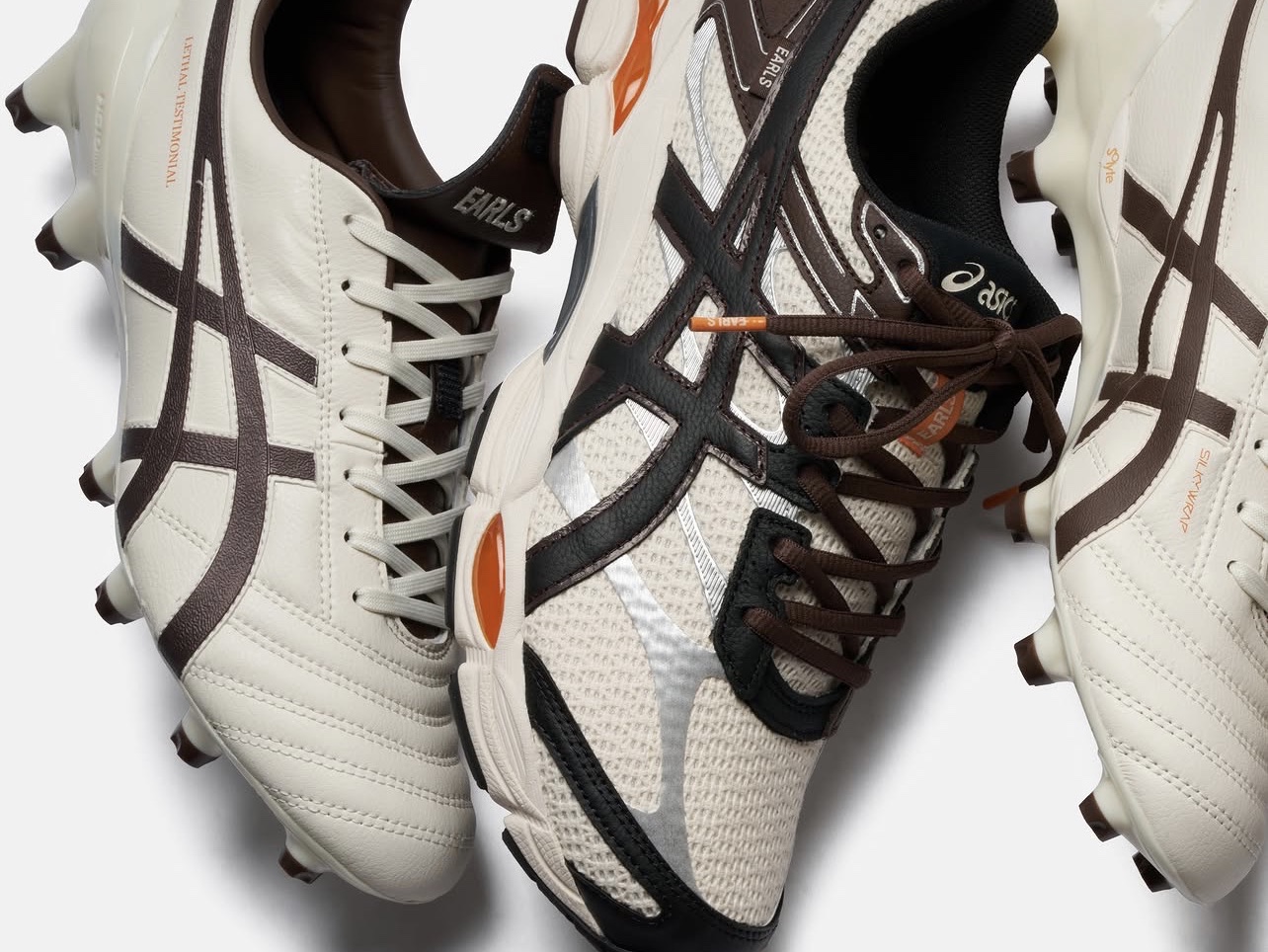 Asics x Earls Collection Gel-Cumulus 16 Coconut Milk Black 착용 스타일
