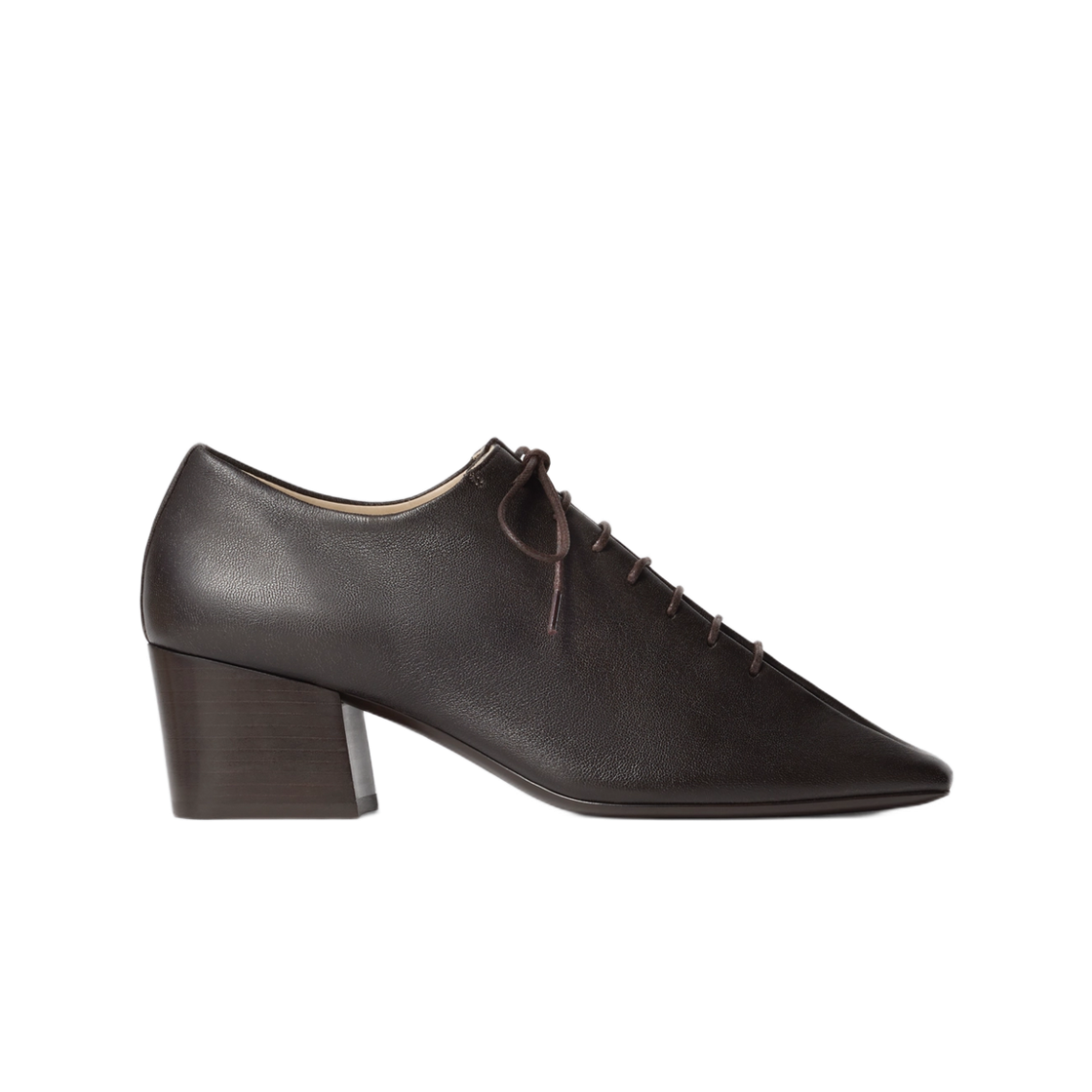 (W) 르메르 수리 클래식 더비 55 다크 초콜릿((W) Lemaire Souris Classic Derbies 55 Dark Chocolate)