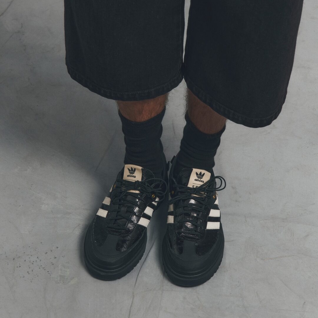 Adidas x Song for the Mute 007 Samba LX Freizeit Black 착용 스타일 - 2