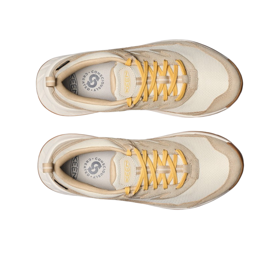 (W) 킨 하이트레일 워터프루프 하이킹 슈즈 버치 다포딜((W) Keen Hightrail Waterproof Hiking Shoes Birch Daffodil) - 2