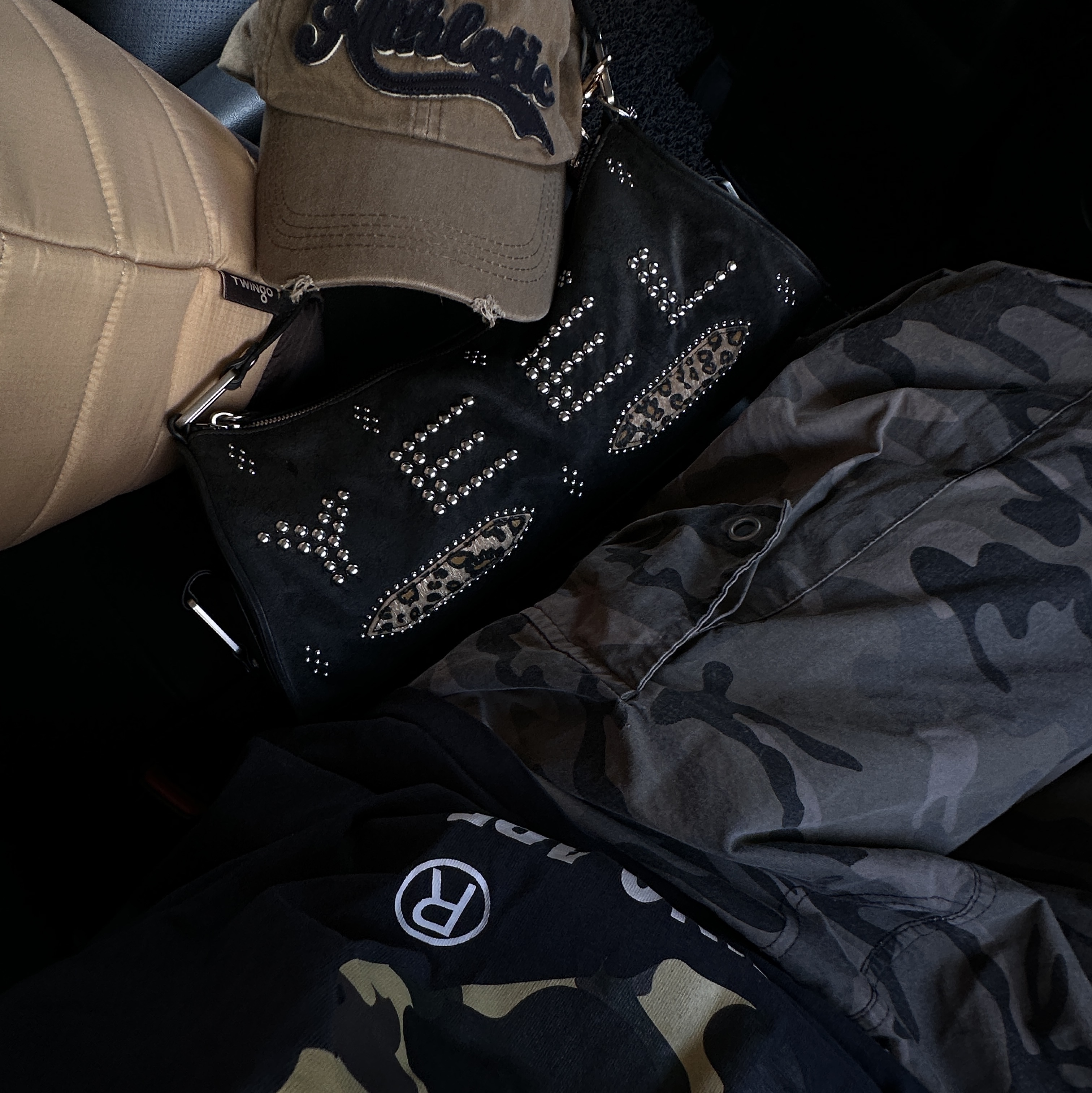 BAPE 1st Camo By Bathing Ape T-Shirt Black 착용 스타일 - 1