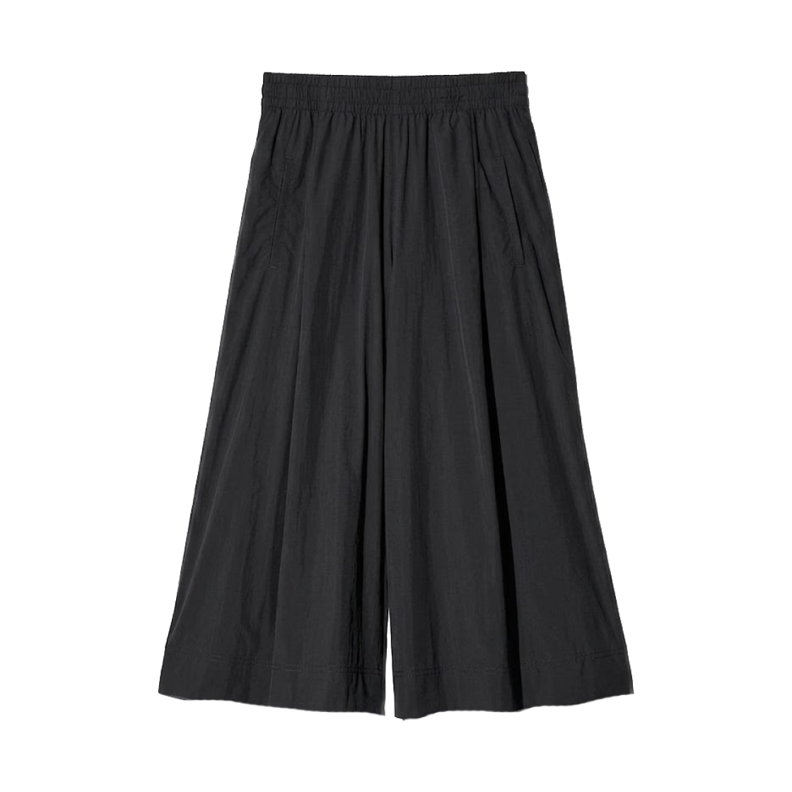 485593-09 (W) Uniqlo Nylon Culottes Black